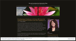 Desktop Screenshot of post-postpartumdepressionblog.com